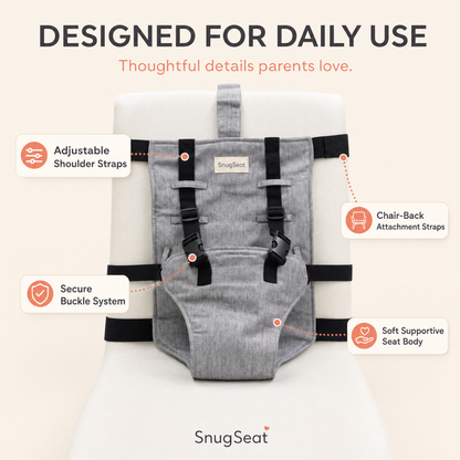 SnugSeat™ – Keep Baby Safe & Secure in Any Chair