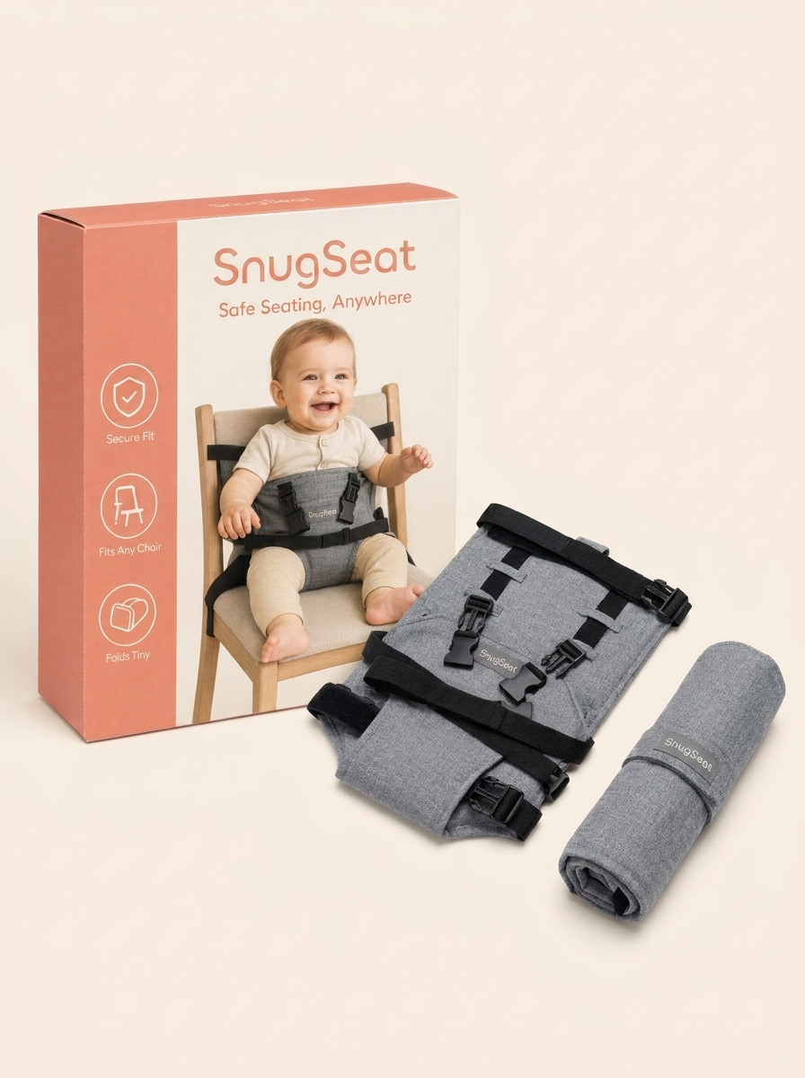 SnugSeat™ – Keep Baby Safe & Secure in Any Chair